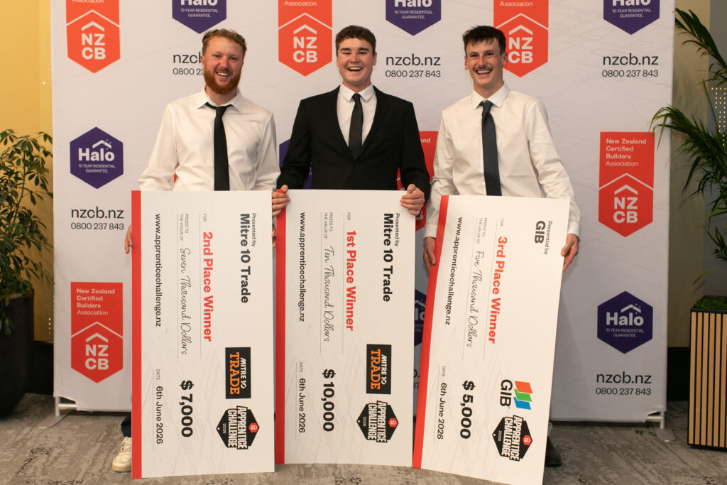 New Zealand'S Best Apprentice Builder Crowned At The 2026 Apprentice Challenge 1 nzcb apprentice awards 2026 sponser wall6