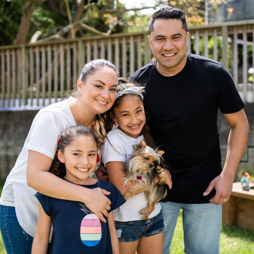 quality time at home with family.