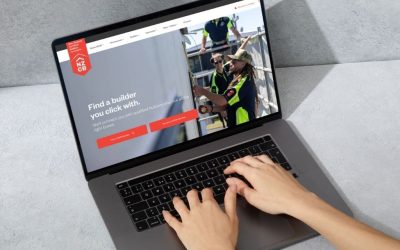 the nzcb laptop visible on someone's macbook while they're working